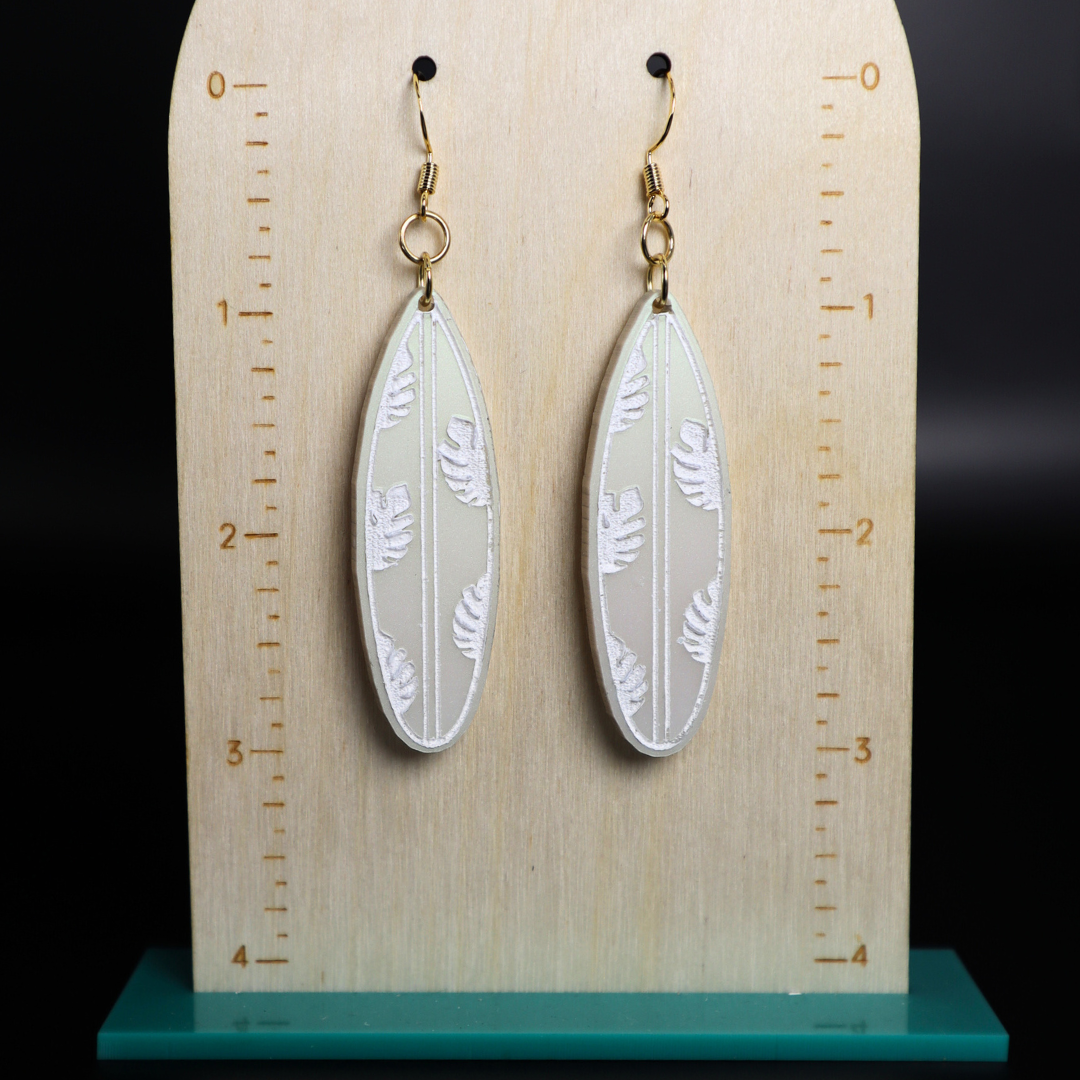 Surfboard Dangle Earrings