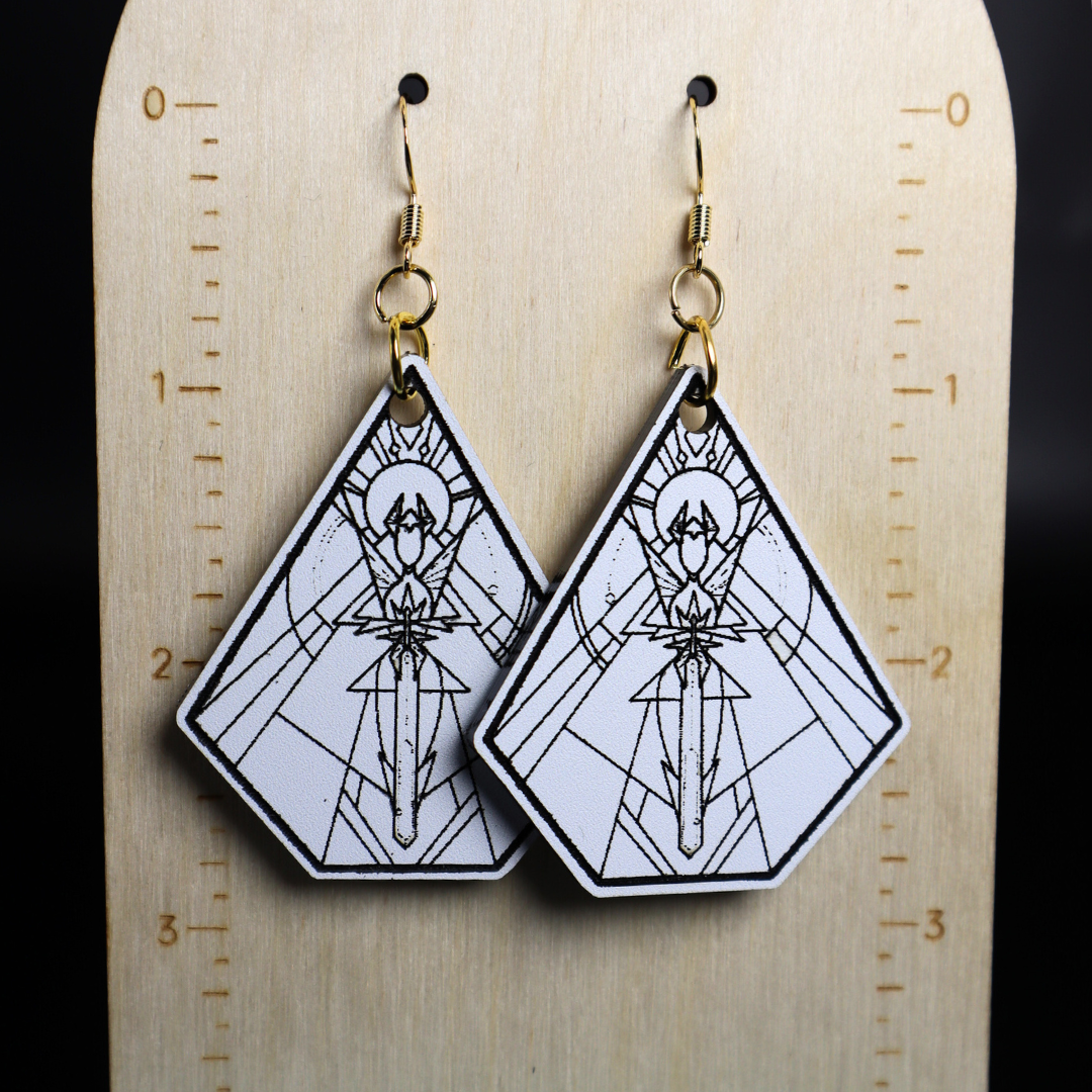 Stained Glass Dangle Earrings