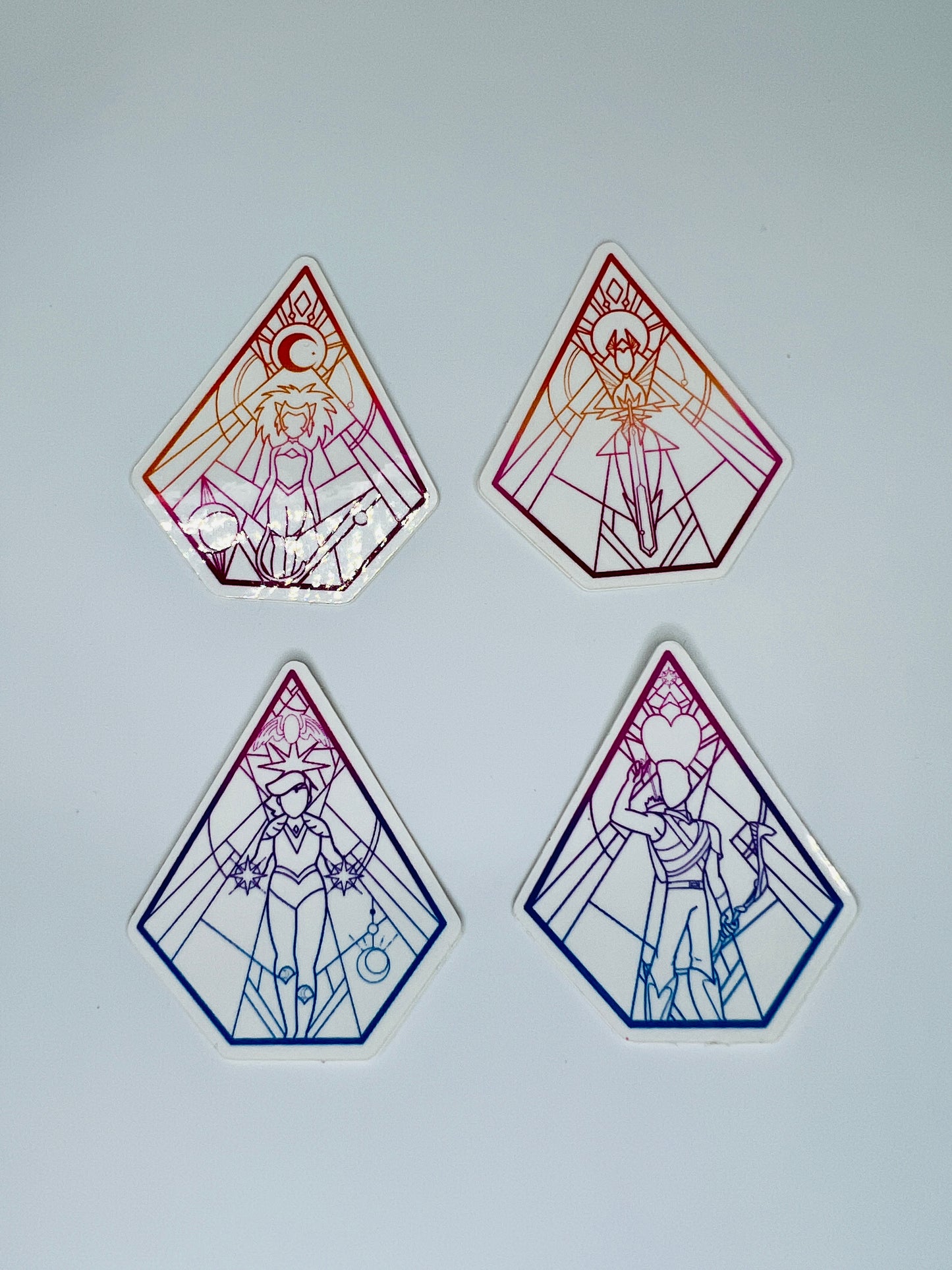 Stained Glass Small Stickers